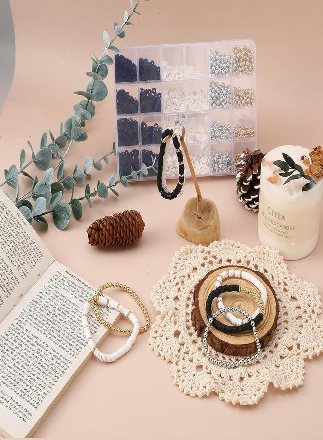 MATSON Plastic Beads for Kids Crafts Children's Jewelry Making Kit DIY Bracelets Necklace Hairband and Rings Craft Kits Birthday for 4, 5, 6, 7-Year-Old Little Girls(DIYBeadsSet-2) Multicolor. (BLACK) - Image 2